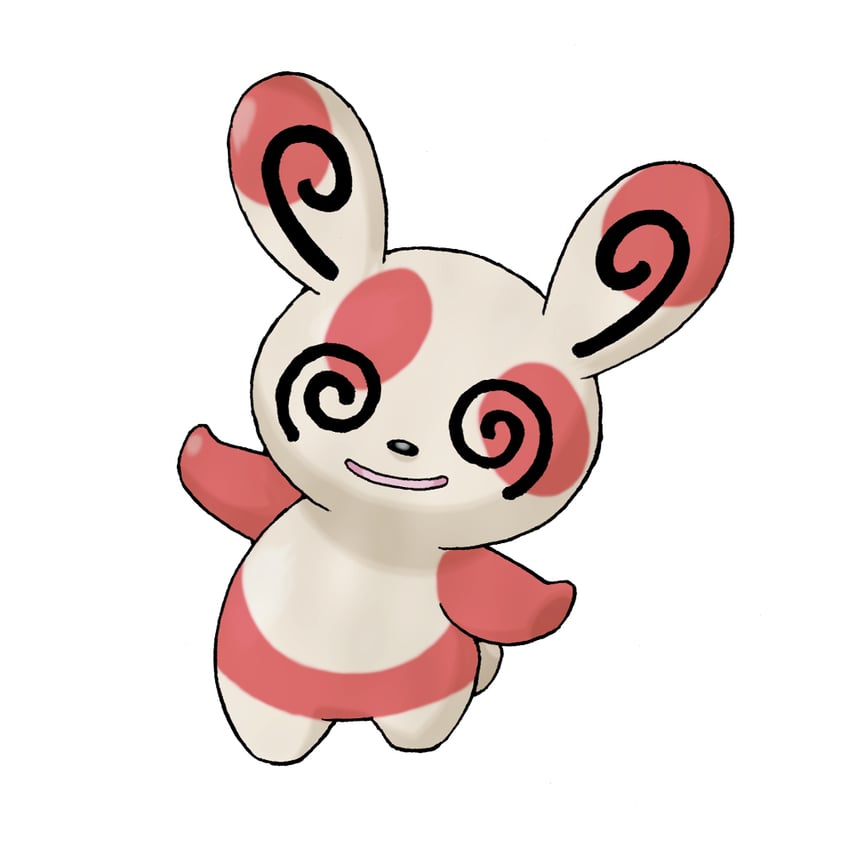 spinda (pokemon and 1 more) drawn by sugimori_ken