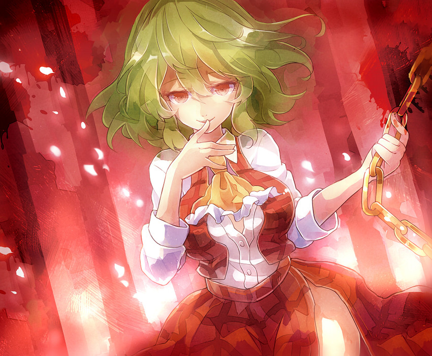 kazami yuuka (touhou and 1 more) drawn by 60mai