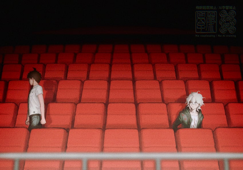 komaeda nagito and hinata hajime (danganronpa and 1 more) drawn by lian_chou_zi_(rotsmell)