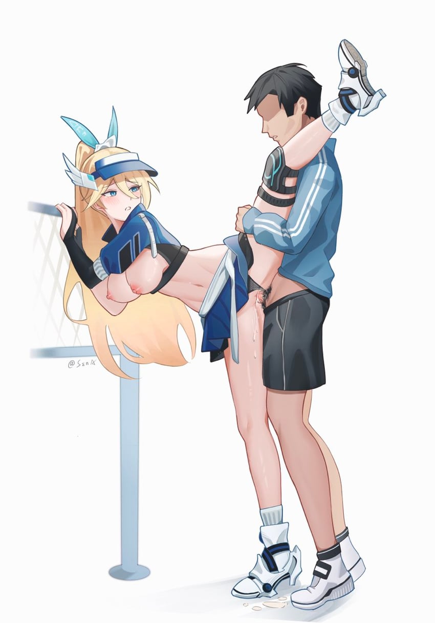 durandal and captain (honkai and 1 more) drawn by senamashiro