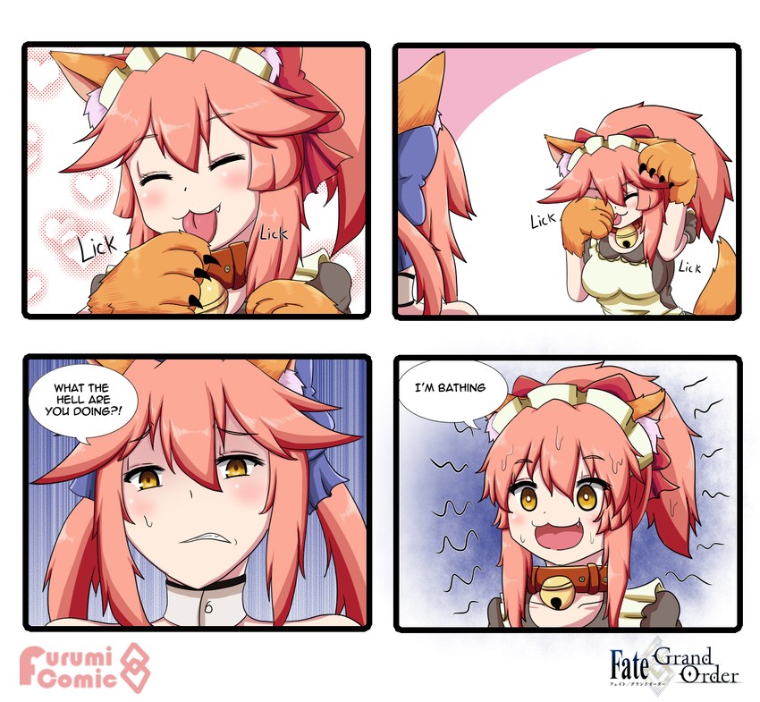 tamamo, tamamo no mae, and tamamo cat (fate and 2 more) drawn by keita_naruzawa