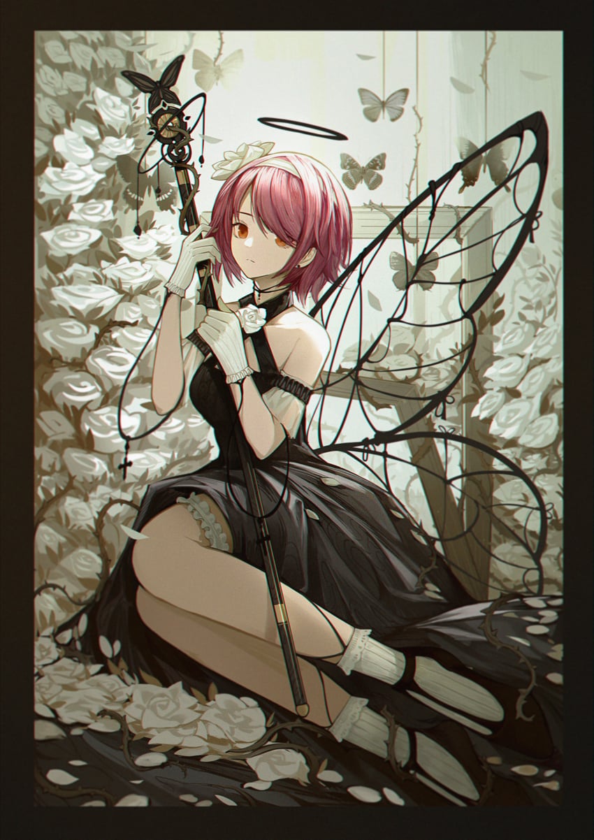 exusiai (arknights) drawn by blackcat_enjia