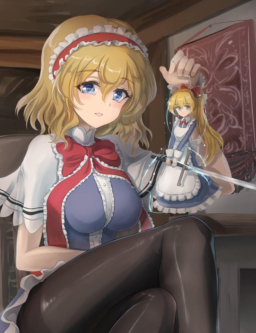 alice margatroid and shanghai doll (touhou) drawn by namiki_(remiter00)