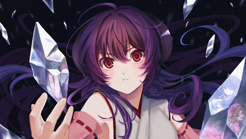 furude rika, houjou satoko, hanyuu, frederica bernkastel, and lambdadelta (higurashi no naku koro ni and 2 more) drawn by emoriza