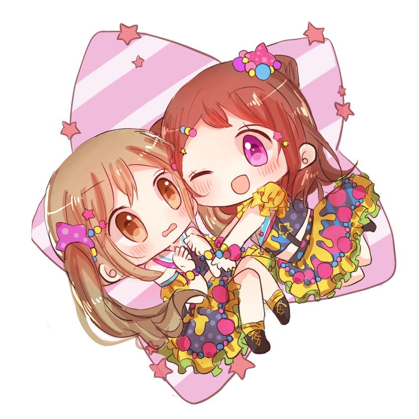 ichigaya arisa and toyama kasumi (bang dream!) drawn by bebekiro