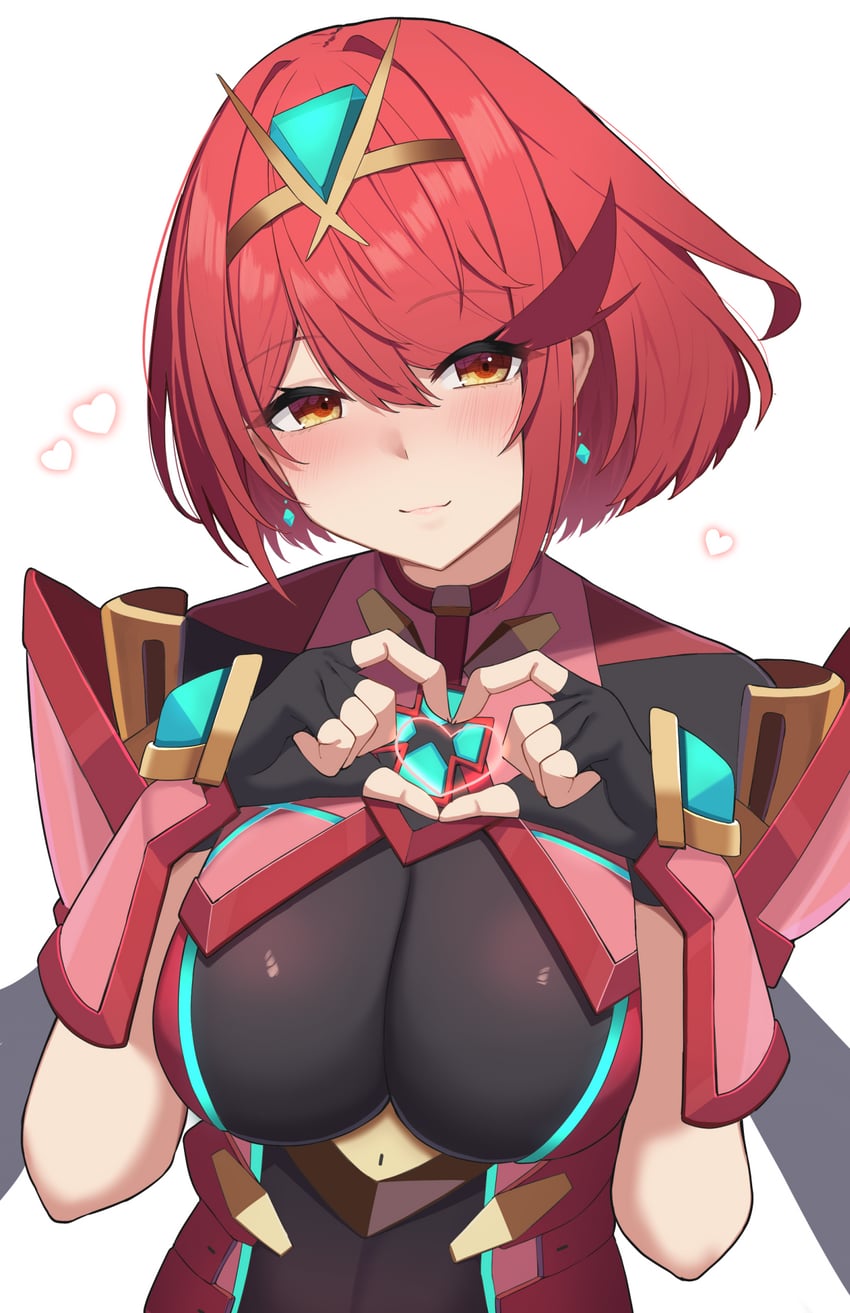 pyra (xenoblade chronicles and 1 more) drawn by wabimochi