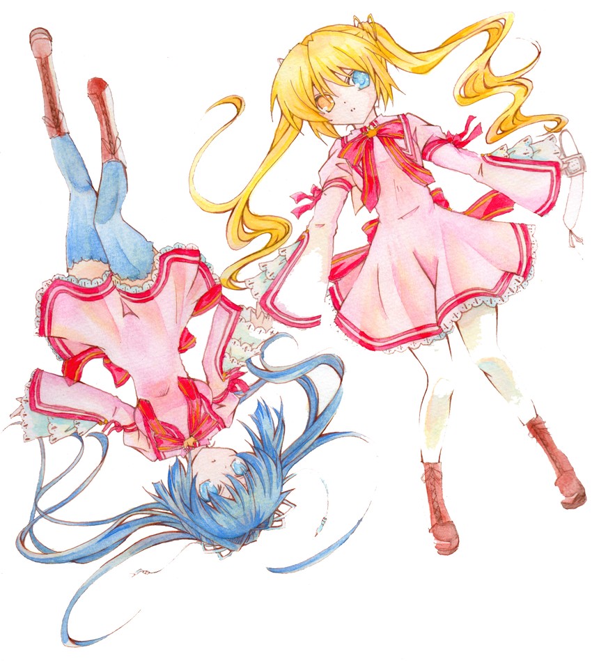 nakatsu shizuru and konohana lucia (rewrite) drawn by yuihira_asu