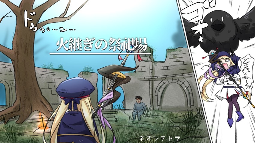 artoria pendragon, artoria caster, and crestfallen warrior (fate and 3 more) drawn by neon-tetora