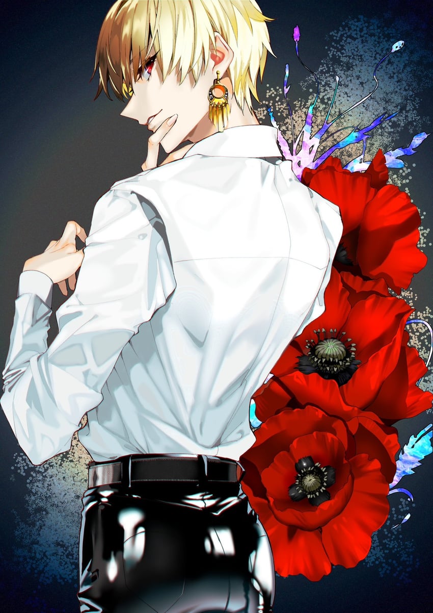 gilgamesh (fate and 2 more) drawn by kabosoi_mangaka