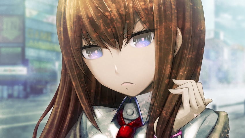 makise kurisu (steins;gate and 1 more) drawn by huke