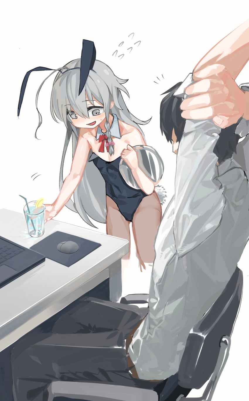 producer and hoshi syoko (idolmaster and 1 more) drawn by takesoboro