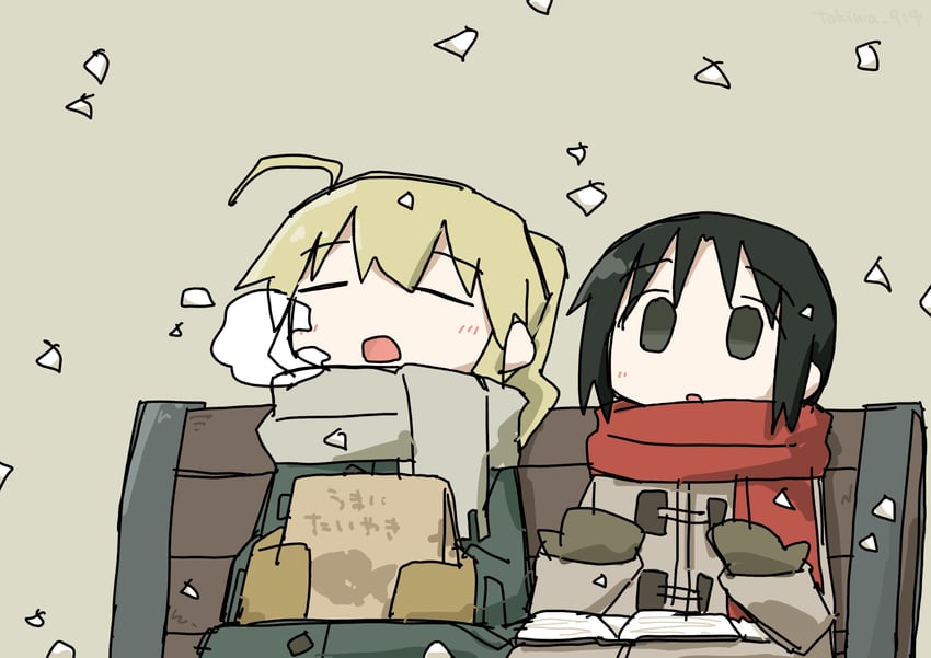 chito and yuuri (shoujo shuumatsu ryokou) drawn by tokiwa_(914)