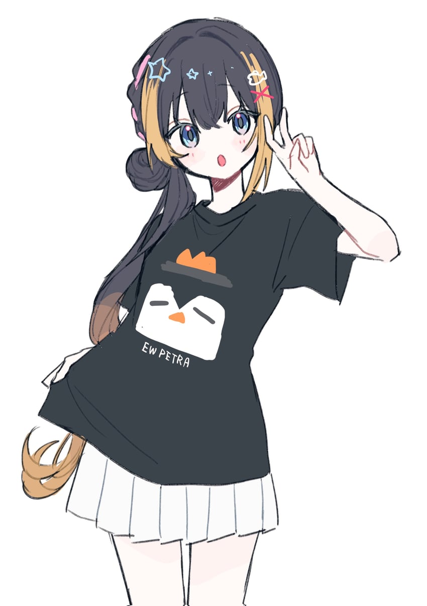 petra gurin and pentomo (nijisanji and 1 more) drawn by miritenoru