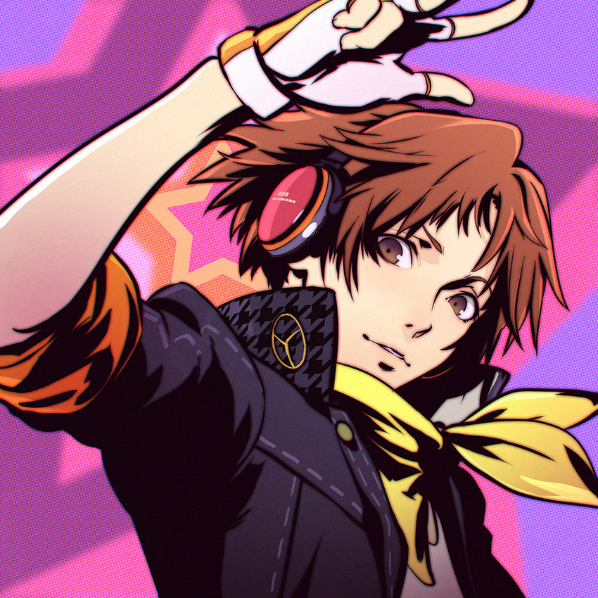 hanamura yousuke (persona and 3 more) drawn by ilya_kuvshinov