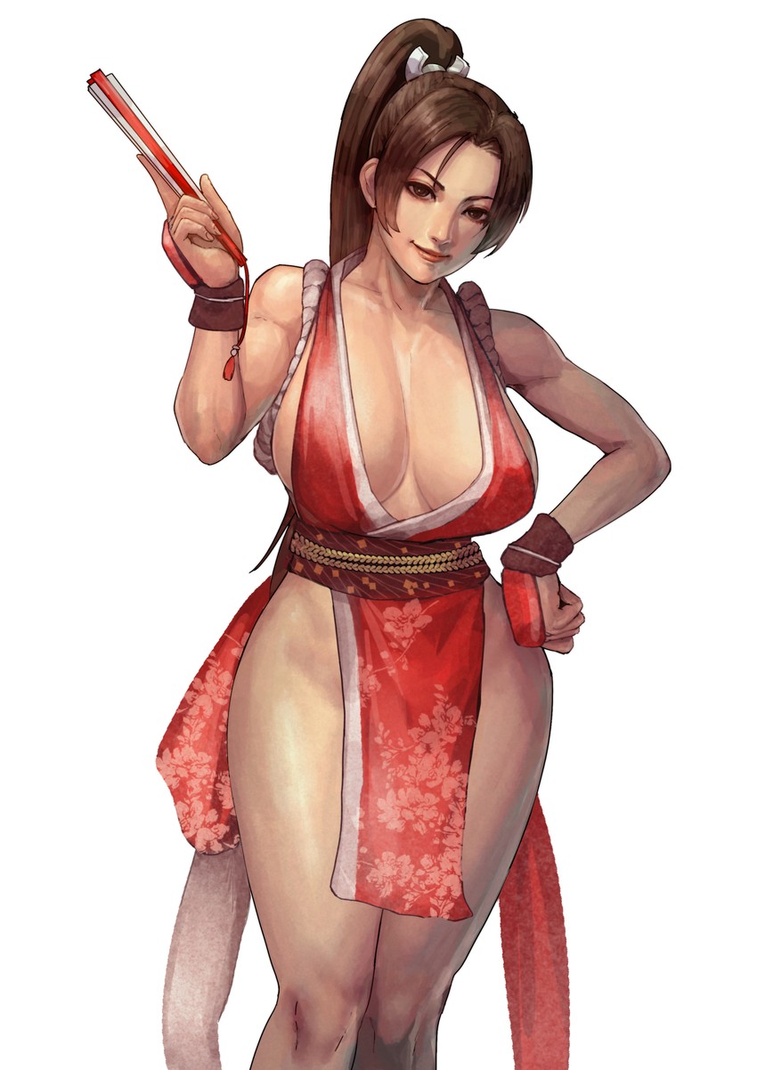 shiranui mai (the king of fighters and 1 more) drawn by cirenk