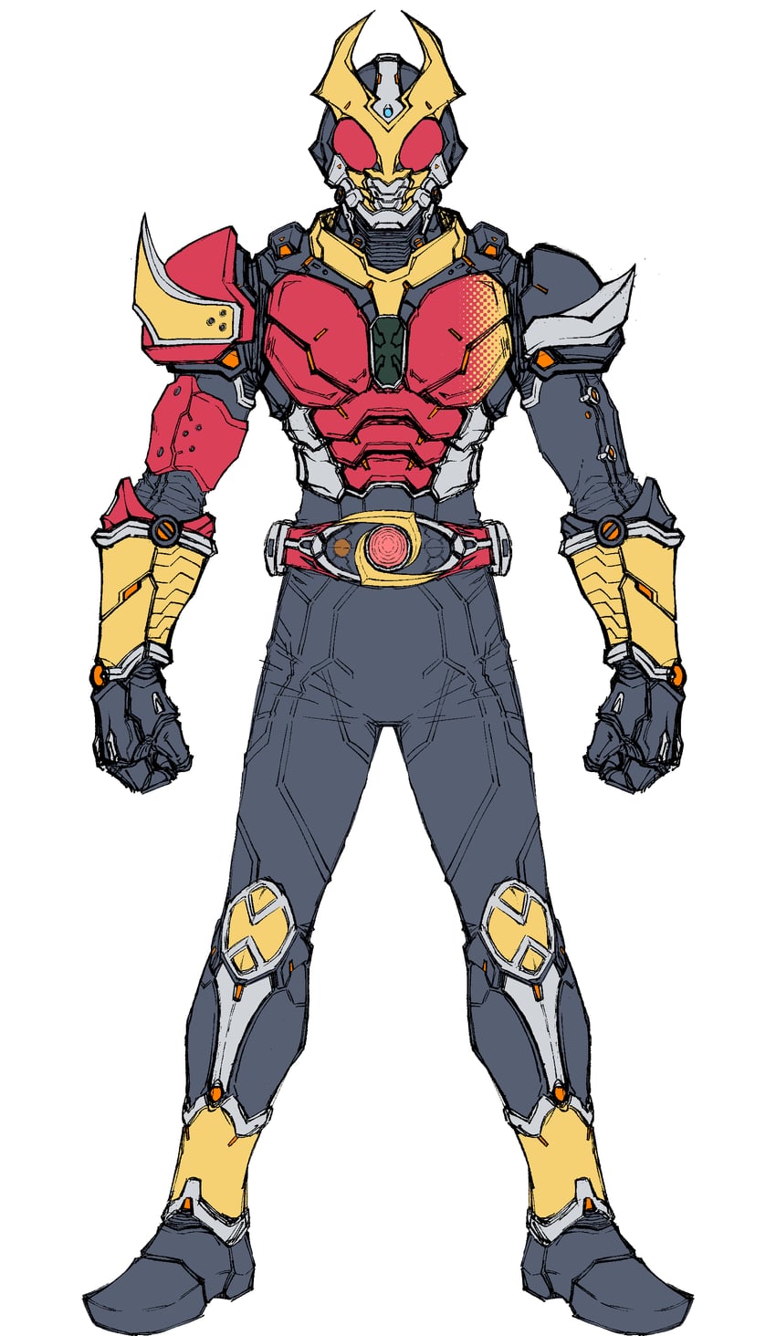kamen rider agito (kamen rider and 1 more) drawn by zd19990214