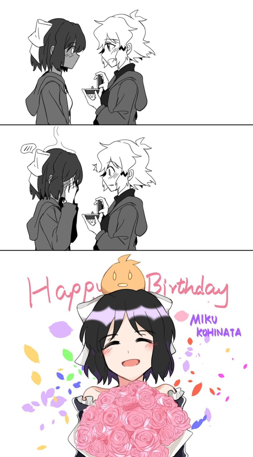 tachibana hibiki and kohinata miku (senki zesshou symphogear) drawn by akisan_(prsk_ak1)