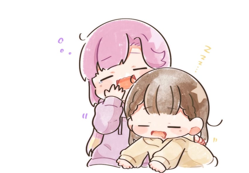 anyoji hime and kachimachi kosuzu (love live! and 1 more) drawn by gentaro_(g_teall)