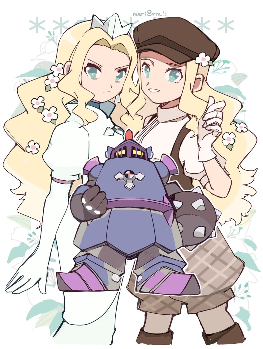 princess pride and knightman.exe (mega man and 3 more) drawn by yukikokoro