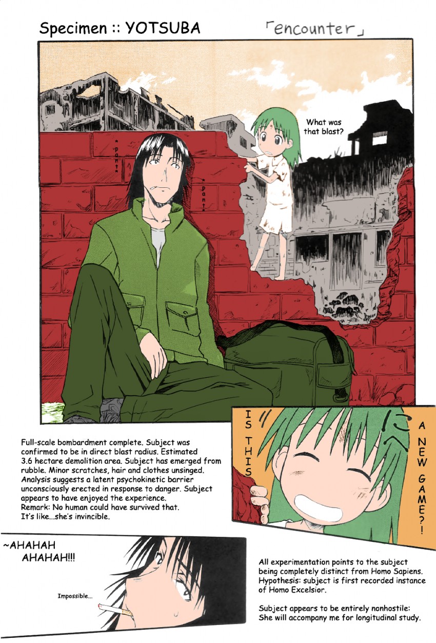 koiwai yotsuba and mr. koiwai (yotsubato!) drawn by house_of_karsea