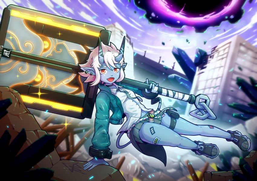 soukaku (zenless zone zero) drawn by e1alpha