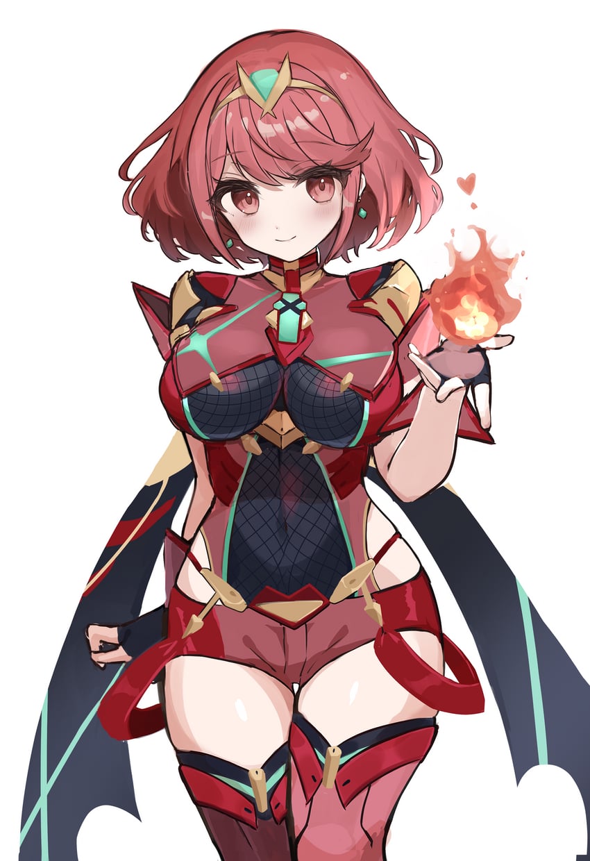 pyra (xenoblade chronicles and 1 more) drawn by etoria