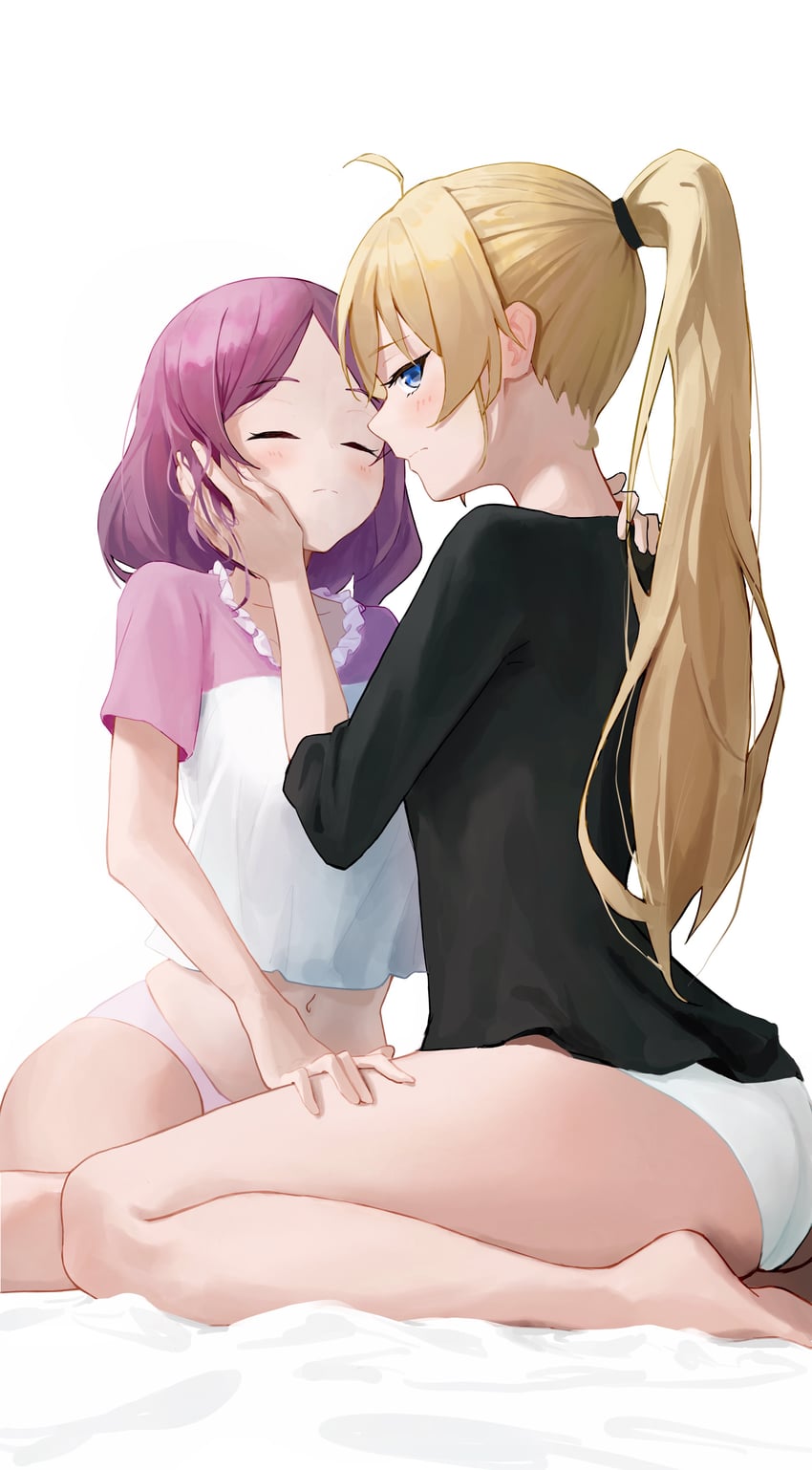 yagami kou and tooyama rin (new game!) drawn by momaetoto