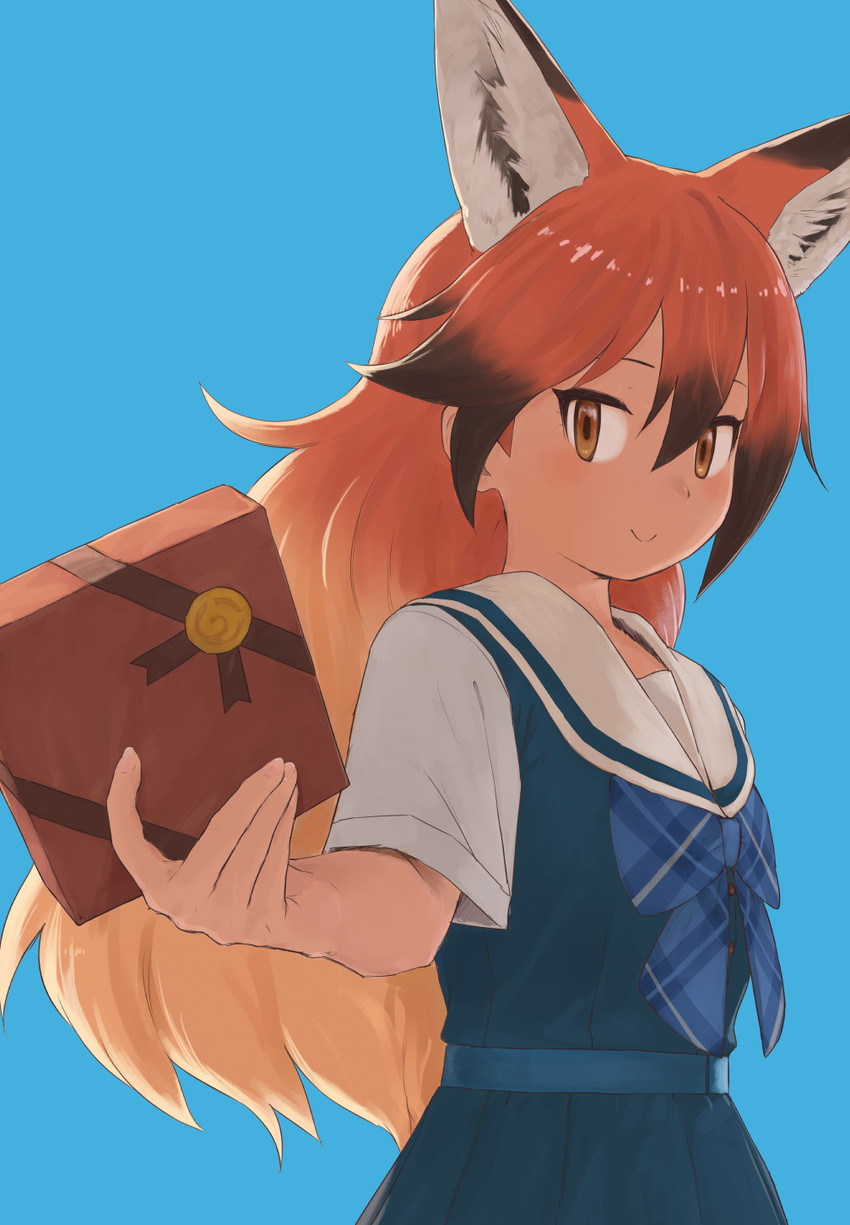 red fox (kemono friends and 1 more) drawn by rumenia_(ao2is)