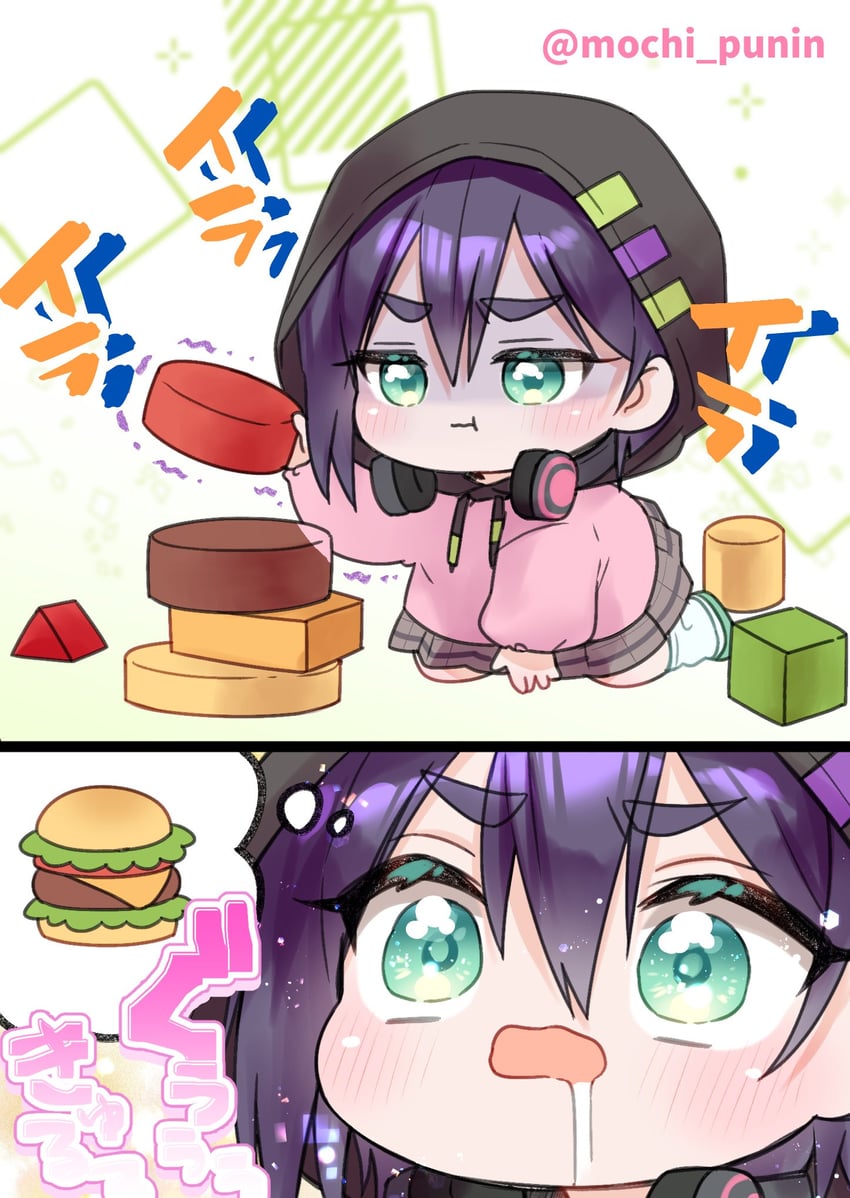 haraga kurumi (kimi no koto ga dai dai dai dai daisuki na 100-nin no kanojo) drawn by chiy_(mochi_punin)