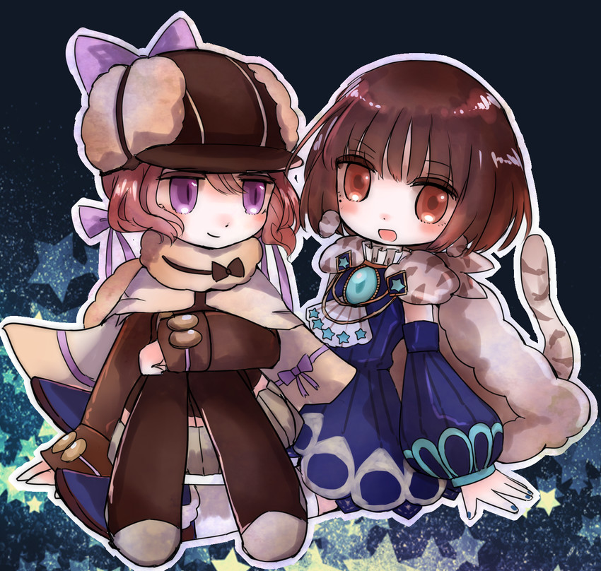 lapis lazuline and detec bell (mahou shoujo ikusei keikaku and 1 more) drawn by butter_run