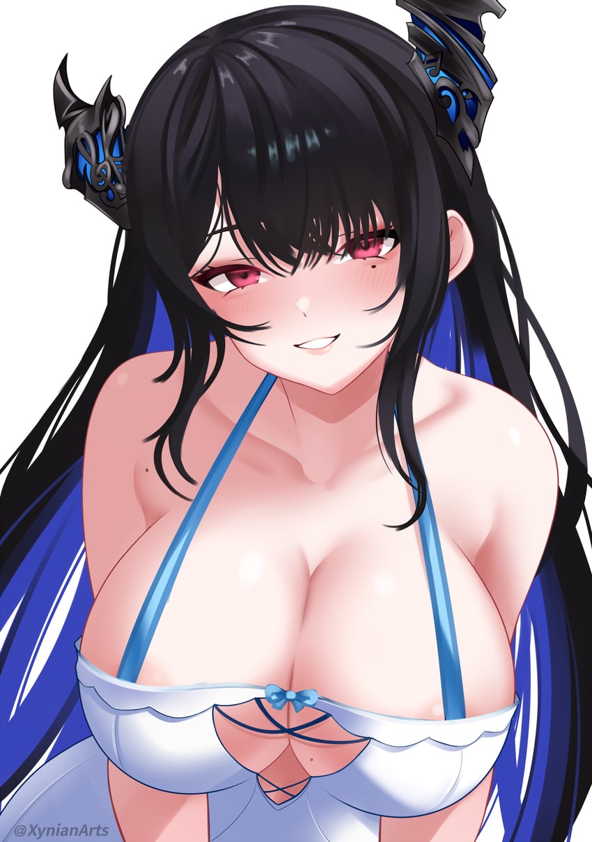 nerissa ravencroft (hololive and 1 more) drawn by xynian_arts