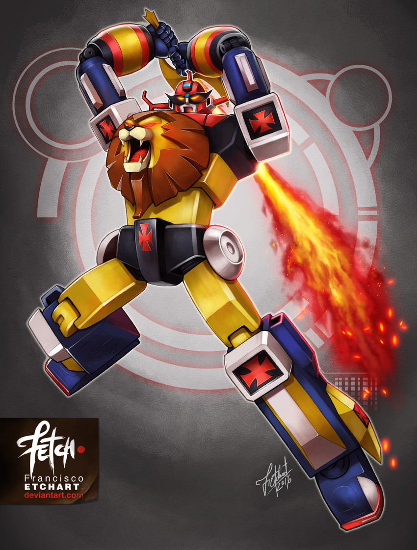 daltanious (mirai robo daltanious) drawn by franciscoetchart
