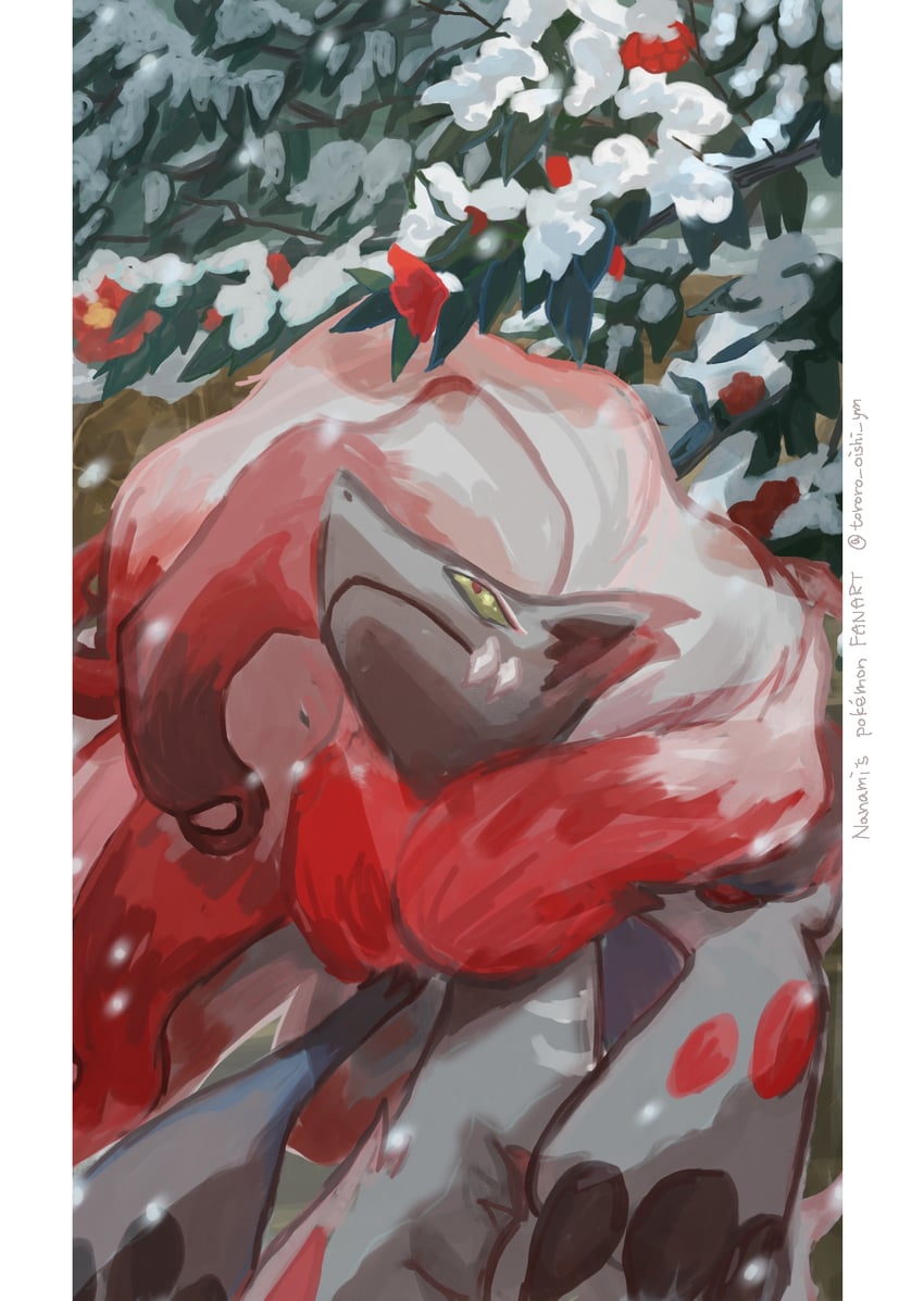 hisuian zoroark (pokemon) drawn by tororo_oishi_ym
