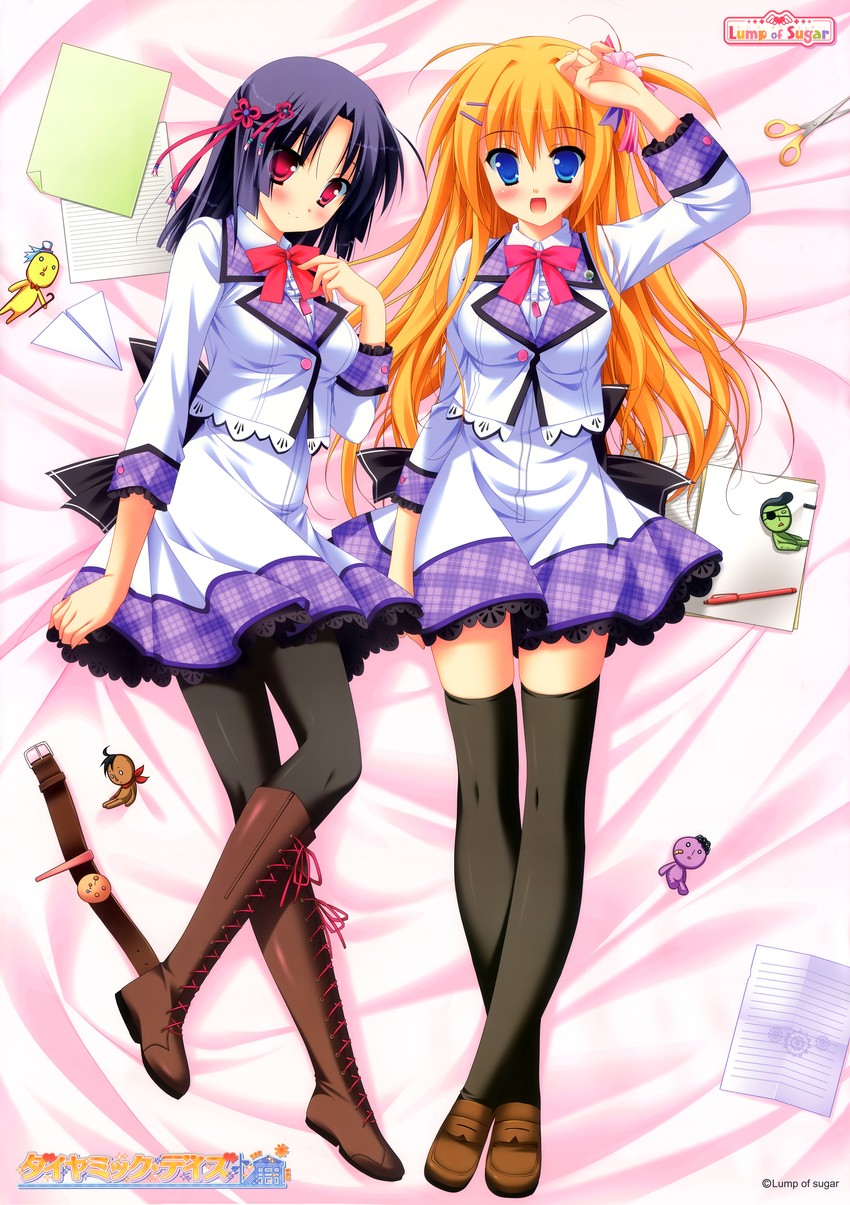 hatsushiba kiba and shinoyama tokiha (lump of sugar and 1 more) drawn by sesena_yau