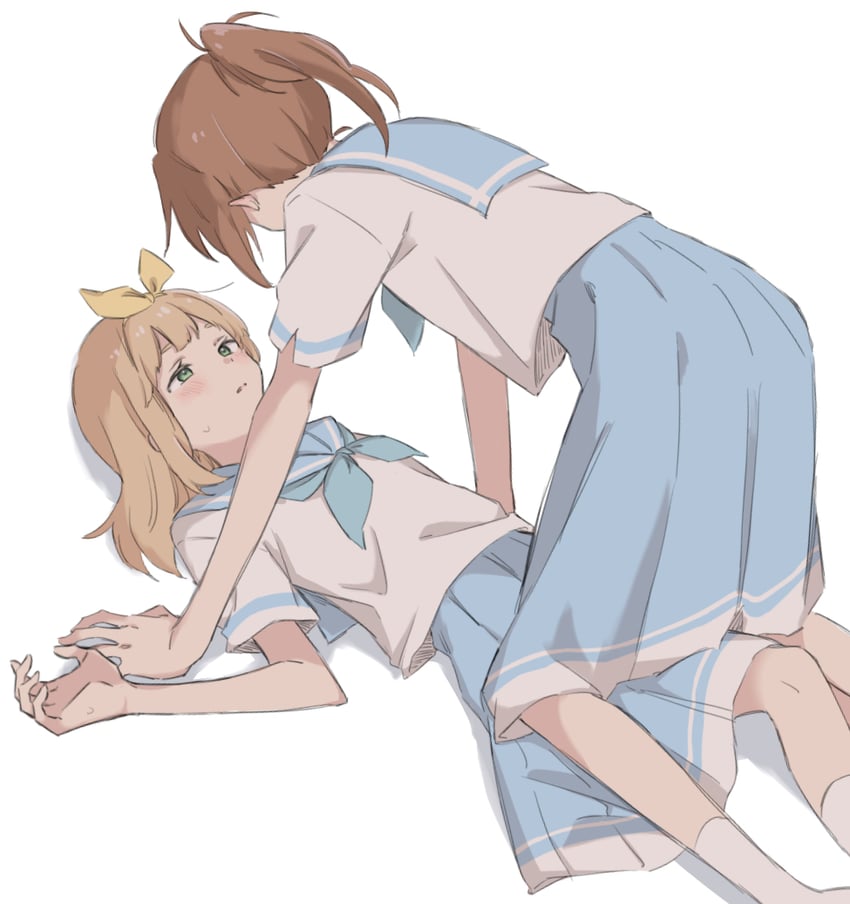 nakagawa natsuki and yoshikawa yuuko (hibike! euphonium) drawn by syonosuke9573