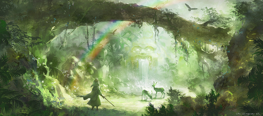 pixiv fantasia and 1 more drawn by lost_elle