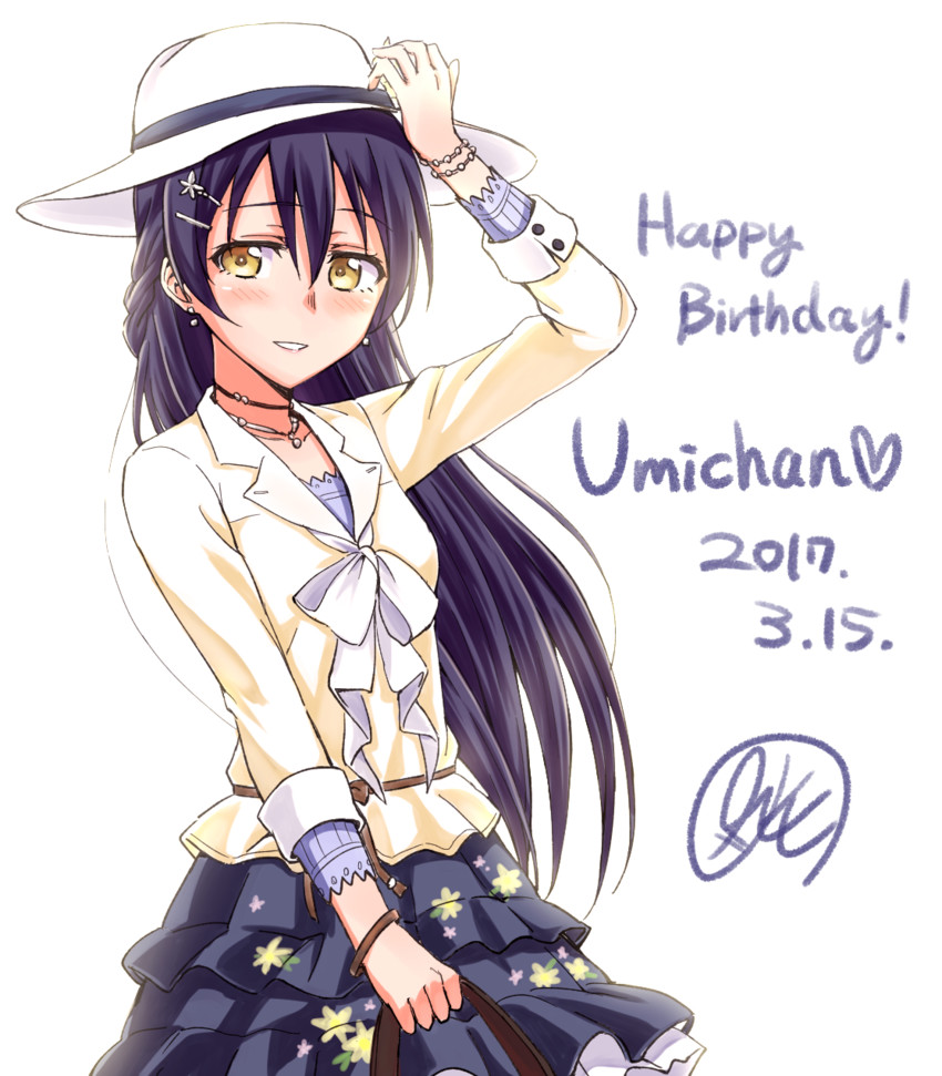 sonoda umi (love live! and 2 more) drawn by kyuusenbinore_(gavion)