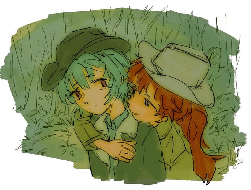 souryuu asuka langley and ayanami rei (neon genesis evangelion and 1 more) drawn by clozaphim
