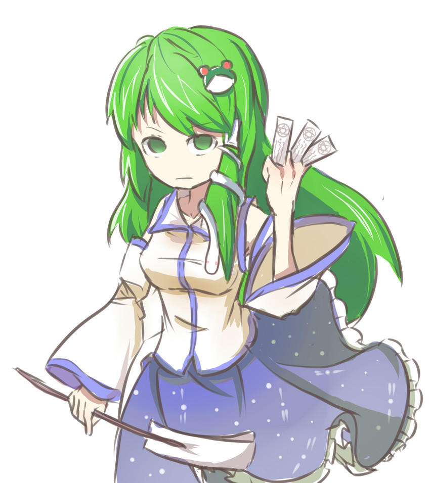 kochiya sanae (touhou) drawn by peroponesosu.