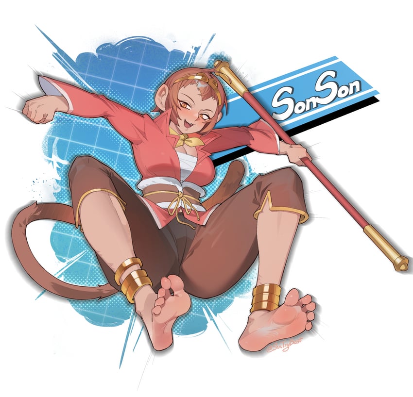 sonson (marvel vs. capcom and 1 more) drawn by sin_(sintrybest)