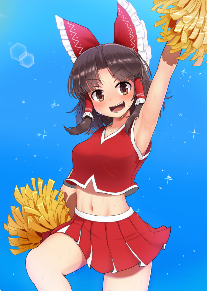hakurei reimu and benikurage (touhou and 1 more) drawn by pai_kebon_baa