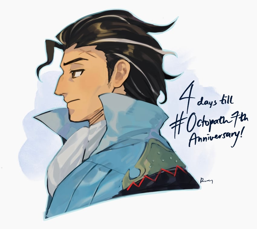 olberic eisenberg (octopath traveler and 1 more) drawn by aubz