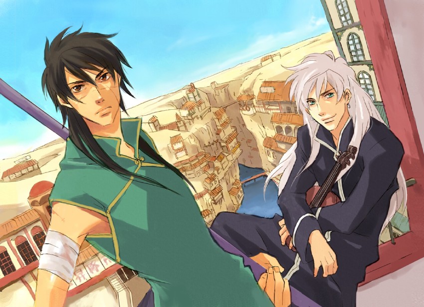 rain jewlitt and zol (meteor methuselah) drawn by ozaki_kaori