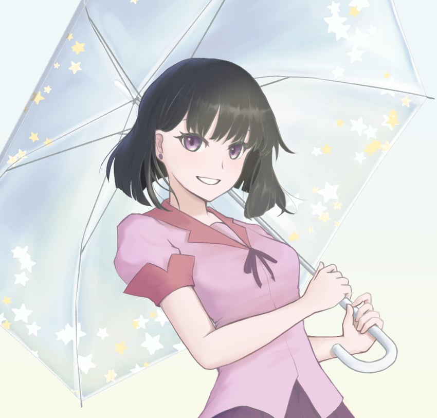 higasa seiu (monogatari and 1 more) drawn by yoake615