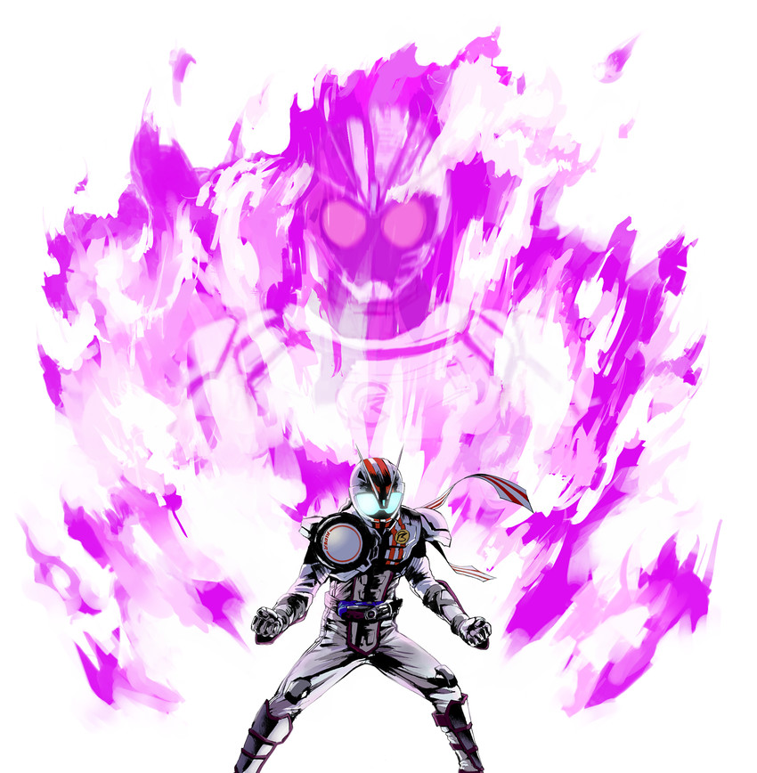 kamen rider mach, kamen rider chaser, and kamen rider chaser mach (kamen rider and 1 more) drawn by bttfghn
