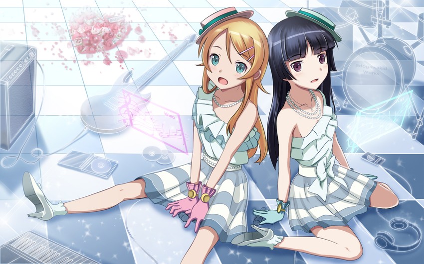 gokou ruri and kousaka kirino (ore no imouto ga konna ni kawaii wake ga nai and 1 more) drawn by edogawakid