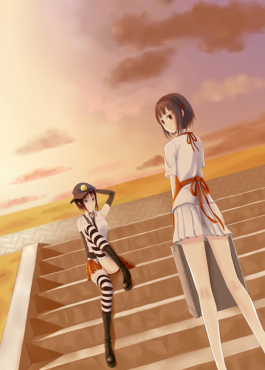 marie and nakamura aika (persona and 3 more) drawn by jerrysue