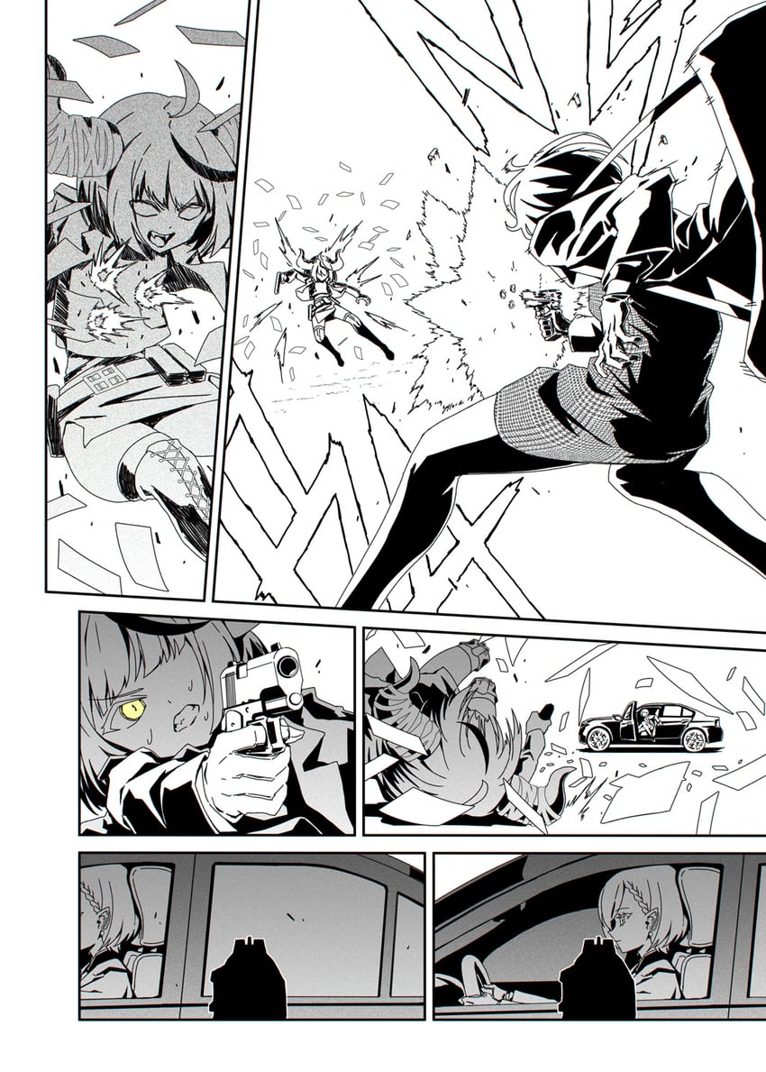 tokoyami towa and la+ darknesss (hololive and 1 more) drawn by taka_t