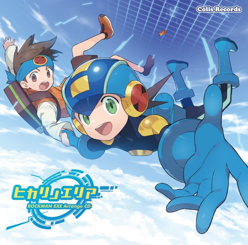 megaman.exe and lan hikari (mega man and 1 more) drawn by kin_niku