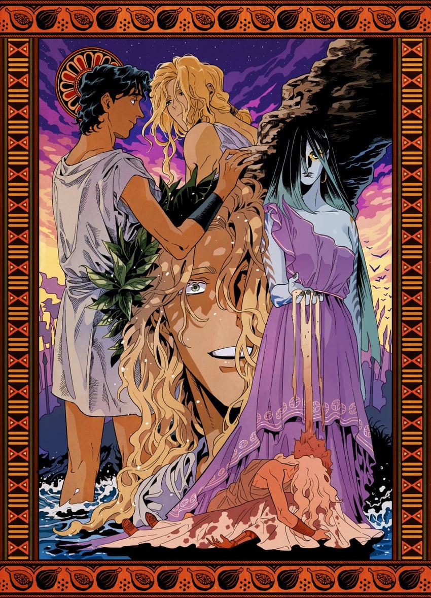 achilles and patroclus (greek mythology and 1 more) drawn by 5altybitter5